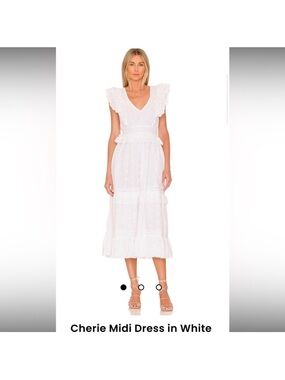 Cleobella Cherie Midi Dress in White